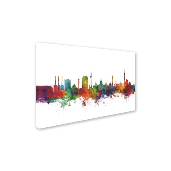 Michael Tompsett 'Hannover Germany Skyline IV' Canvas Art,12x19